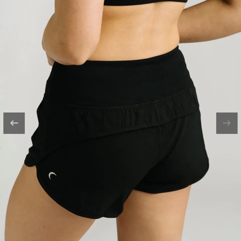 Zyia Black Trainer Shorts